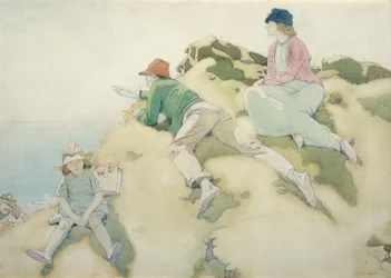 La course de yachts (baie de Dublin)